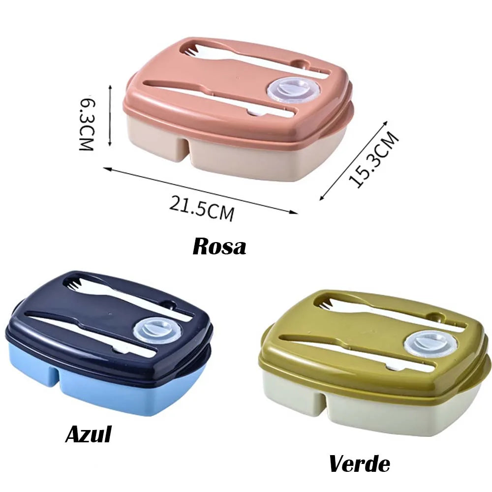 Tupper para lunch 21.5X15.3X6.3 cm
